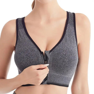 Saashi Womens Fast Dry Elastic Padded Sports Bra Solid Color Breathable Gym Running Yoga Fitness Top