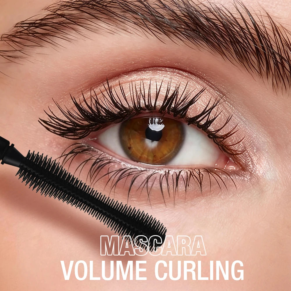 Saashi O.TWO.O 4D Black Mascara Curling Waterproof Lashes Thick No Clumping.