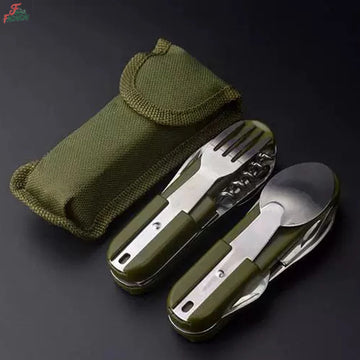 Saashi 5-in-1 Portable Camping Utensil Set