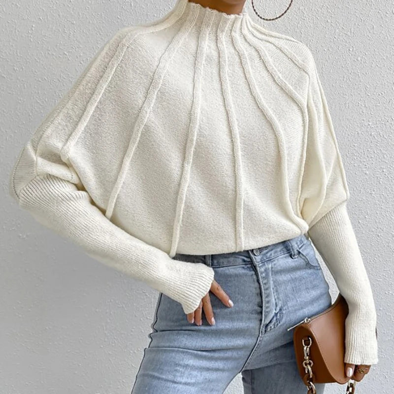 Saashi Batwing Sleeve Cozy Winter Sweater
