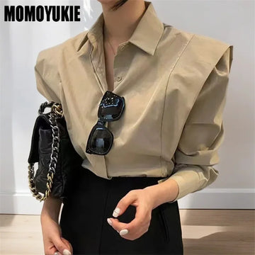 Saashi Vintage Panel Ruffle Blouse