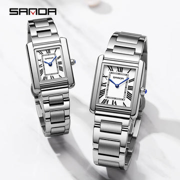 Saashi Roman Square Couple Watch