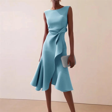 Saashi Sleeveless Slim Fit Midi Dress