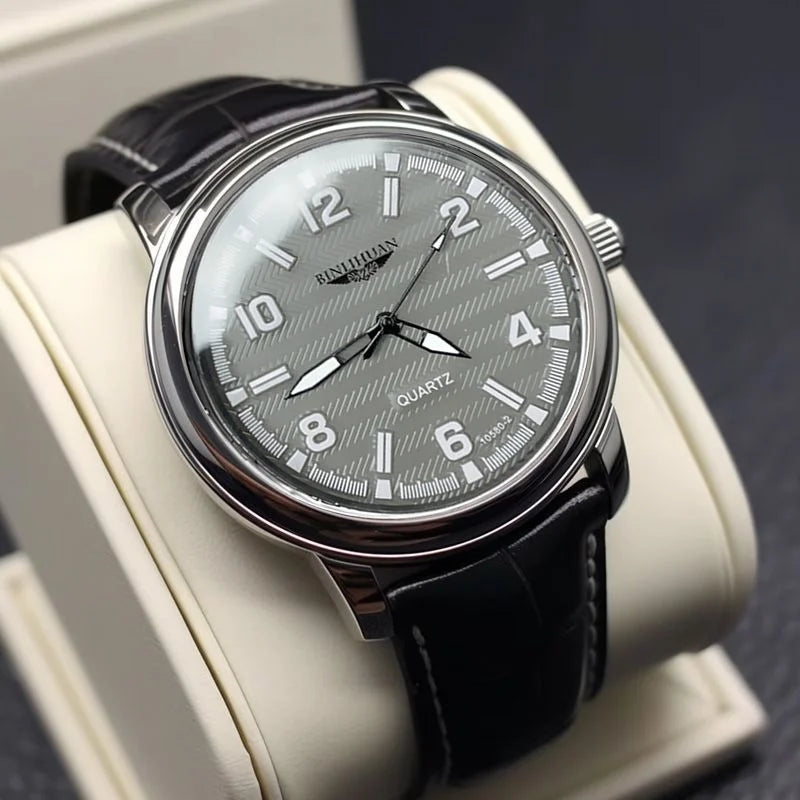 Saashi Luxury Leather Business Watch