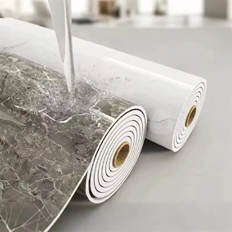 Saashi Marble Self-Adhesive Wallpaper (40cm, Stain Resistant)