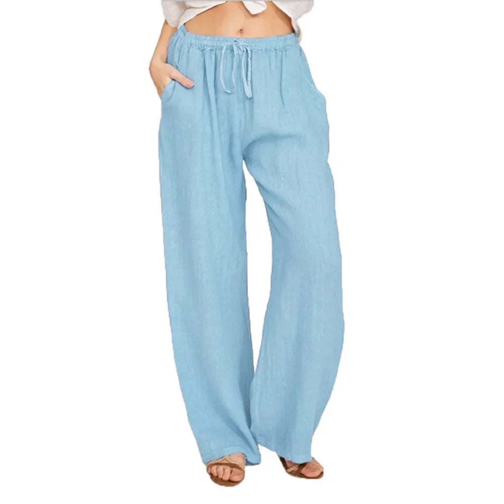 Saashi Cotton Linen Loose Pants