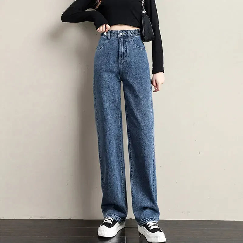 Saashi Retro Straight Crotch Jeans