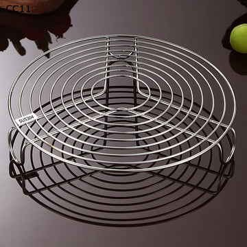 Saashi Round Stainless Steel Steamer Tray