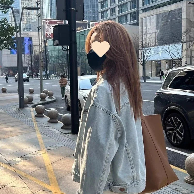 Saashi Retro Denim Short Jacket