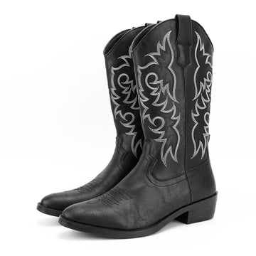 Saashi Embroidered Desert Cowboy Boots