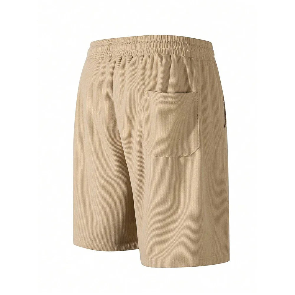 Saashi Summer Men Corduroy Sweatpants Casual Shorts Beach Basketball Short Trousers.