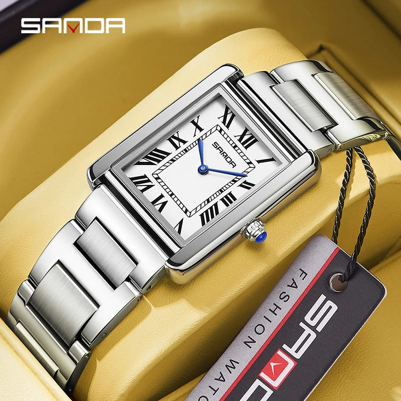 Saashi Roman Square Couple Watch