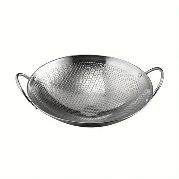 Saashi Chinese-Style Stainless Steel Wok (Thickened Build)