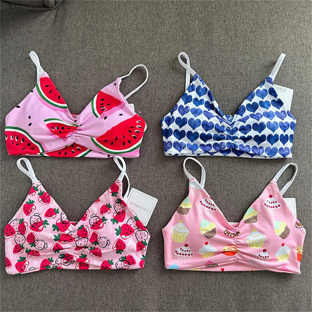 Saashi Nylon Women's 2PCS Yoga Set Push Up Bra High Waist Leggings Gym Workout Activewear