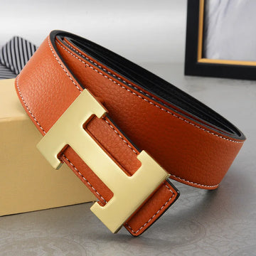 Saashi 3.8cm Famous Brand Top Quality Genuine Luxury Leather Men Women Jeans Belt.