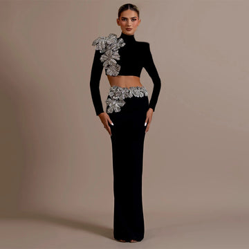 Saashi 2024 Sexy Diamonds Two-Piece Set