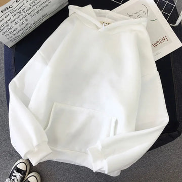 Saashi Oversized Minimal Pullover Hoodie