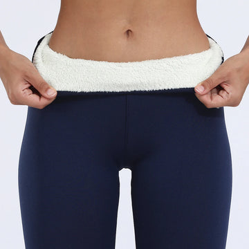 Saashi Women's Fleece Leggings: Thick, Warm, and High-Waisted Thermal Pants