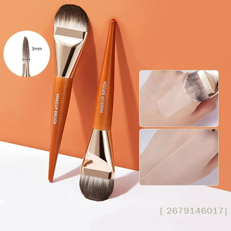 Saashi YY26 Makeup Brushes Foundation Tongue Shaped Liquid Concealer Women Face Base.
