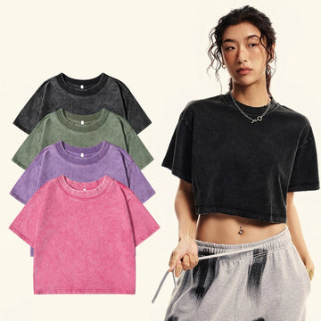 Saashi Cotton Loose O-Neck Tee