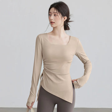 Saashi Autumn Slimming Chest-Padded Sports Top