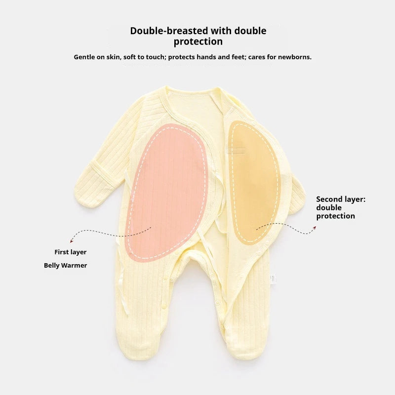 Saashi Hand-Wrapped Foot Onesie for Newborn Baby