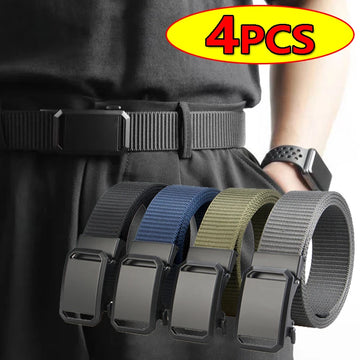 Saashi Tactical Canvas Auto Buckle Belt
