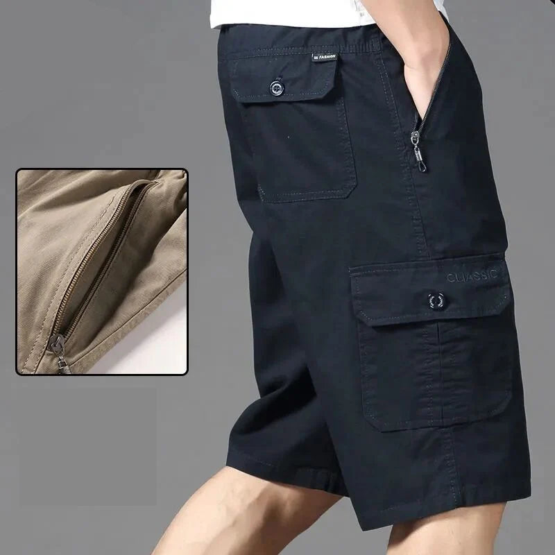 Saashi Big Size Men's Sports Casual Shorts Fashion Loose Straight Cargo Cotton.