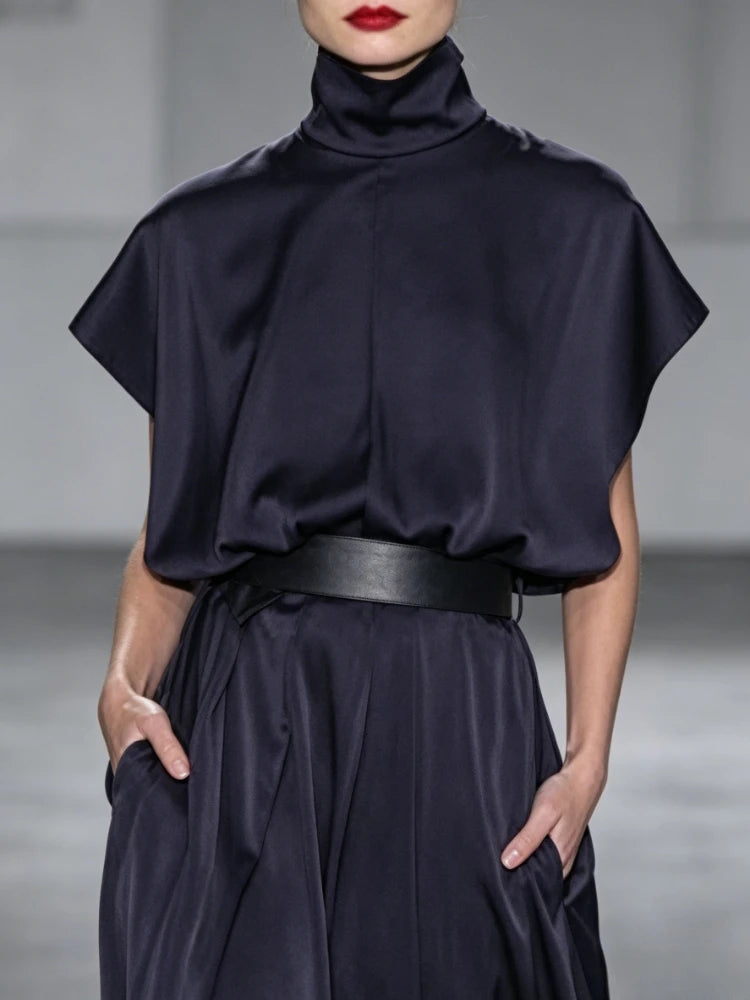 Saashi Tied Waist Evening Maxi Dress