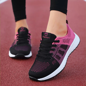 Saashi Breathable Lace-Up Sneakers