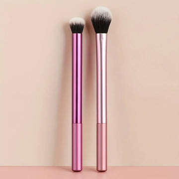 Saashi 2pcs Eyeshadow Brushes Multifunctional Makeup Eye Shadow Cosmetic Brush Professional.