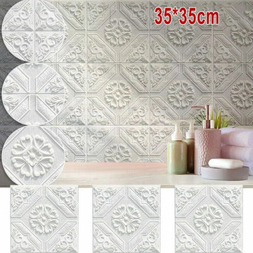 Saashi 3D PVC Wall Sticker Set (10PCS, Home Decor)