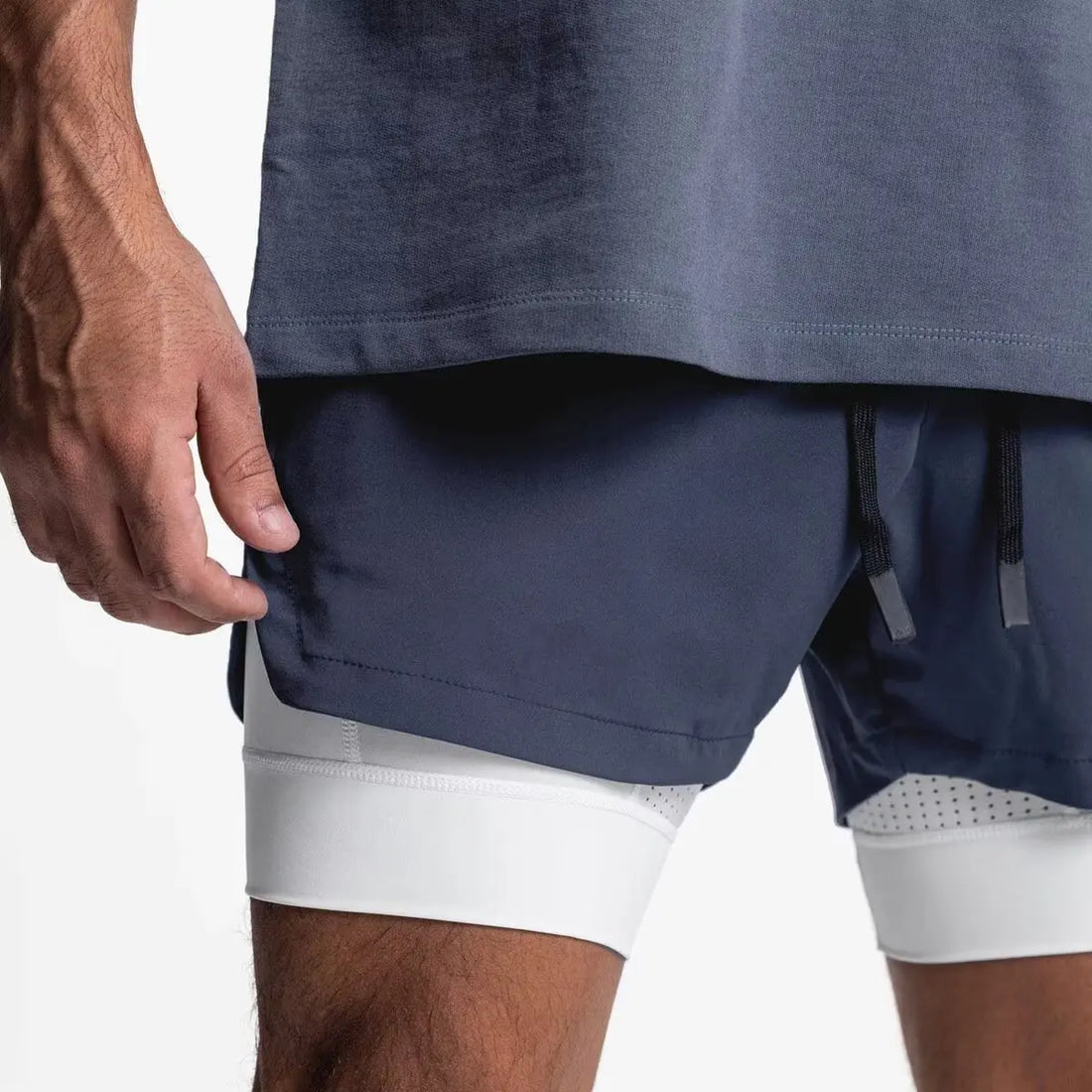 Saashi Double Layer Gym Shorts