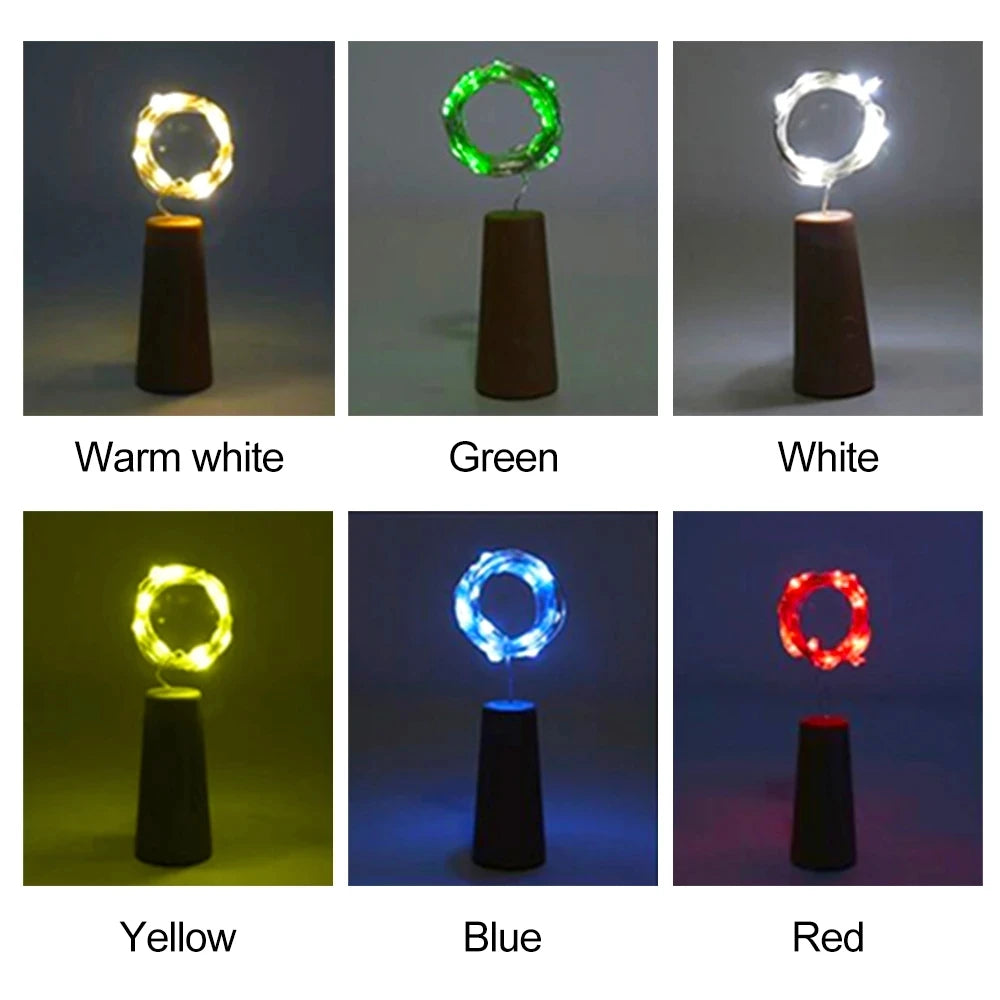 Saashi Wine Bottle String Lights
