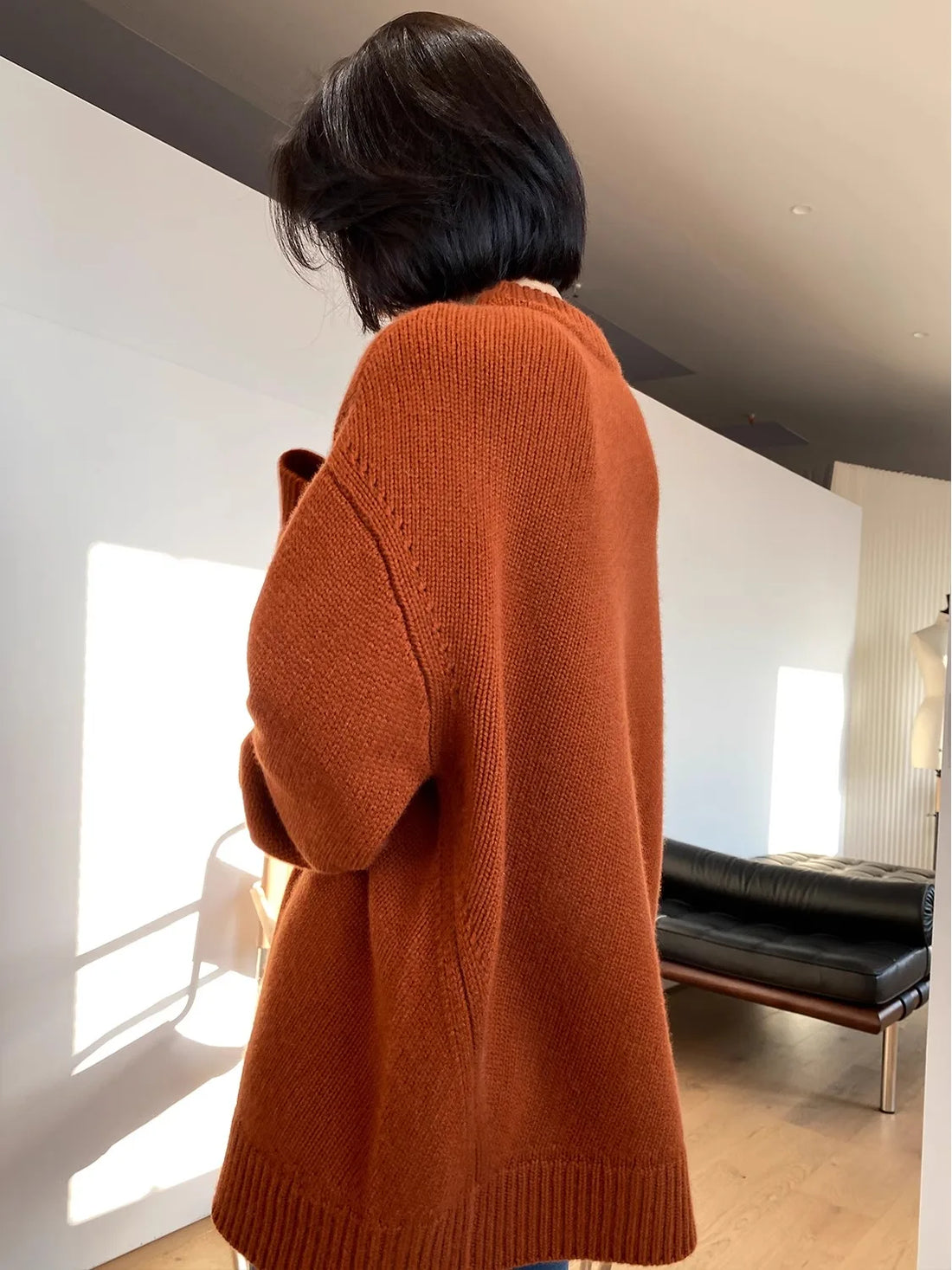 Saashi Luxury 100% Cashmere Round Neck Sweater