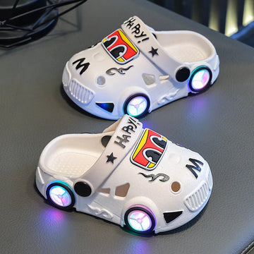 Saashi Boys Glowing Two-Way Slippers – Anti-Slip Summer Sandals
