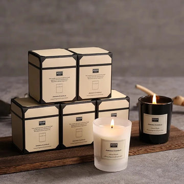 Saashi Long-Lasting Fresh Scented Aromatherapy Candles for Romantic Festive Gifts.
