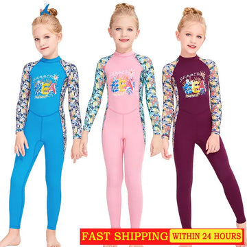 Saashi Small Children's Long-Sleeve Quick-Drying Jellyfish Swimsuit