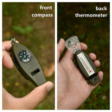 Saashi 4-in-1 Outdoor Survival Whistle & Multi-Tool