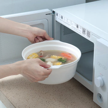 Saashi Microwave Soup & Food Heating Container with Lid