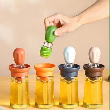 Saashi Oil Dispenser with Brush