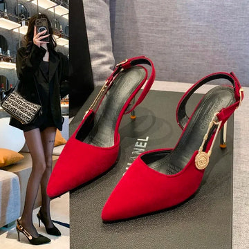Saashi Elegant Stiletto Heel Sandals