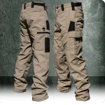 Saashi Labor Day Wear-Resistant Multi-Pocket Cargo Pants – Straight-Leg Tactical Outdoor Trousers for Jogging & Casual Wear