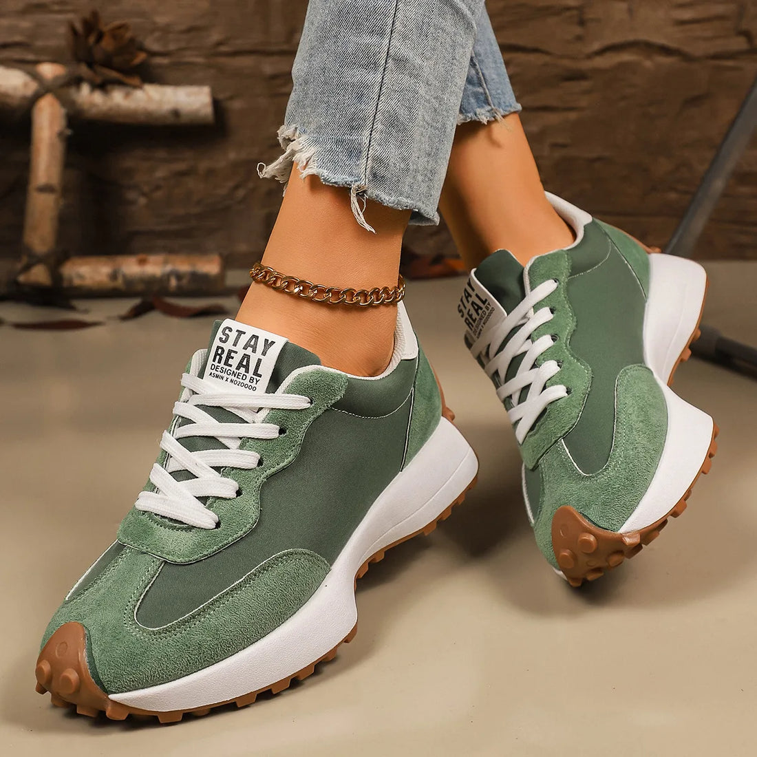 Saashi Colorblock Platform Sneakers