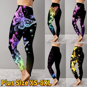 Saashi Butterfly Print Leggings