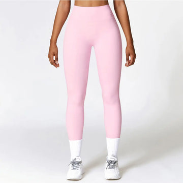 Saashi Women's High-Waist Yoga Leggings, Push-Up Fitness Pants for Gym and Cycling