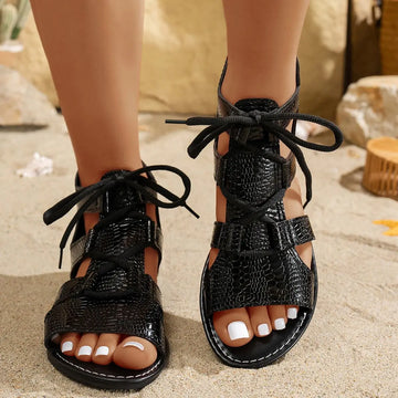 Saashi Lace-Up Designer Sport Sandals