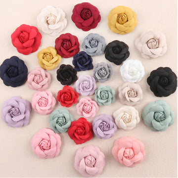 Saashi 10Pcs Vintage Rosette Flower Dress Accessories