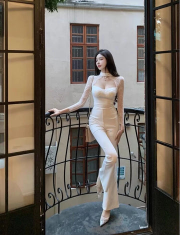 Saashi Lace Jumpsuits - Fashionable Casual Wear