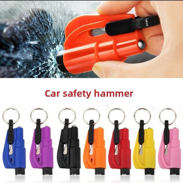Saashi 4-in-1 Car Safety Hammer & Emergency Escape Keychain